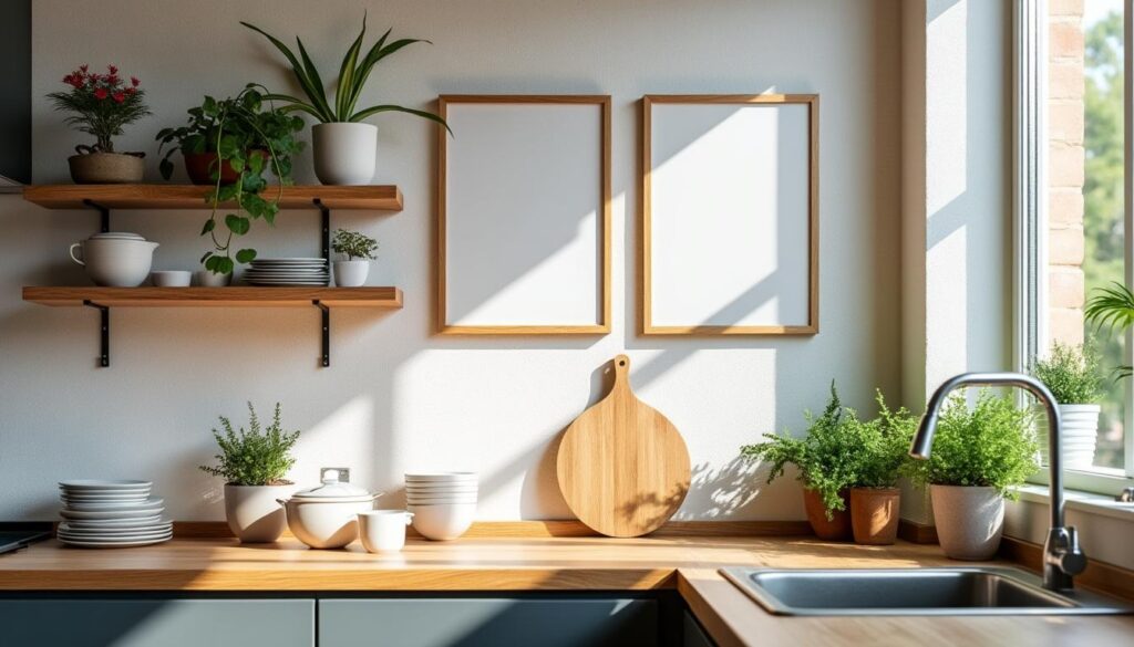 Astuce déco mur pour une cuisine moderne