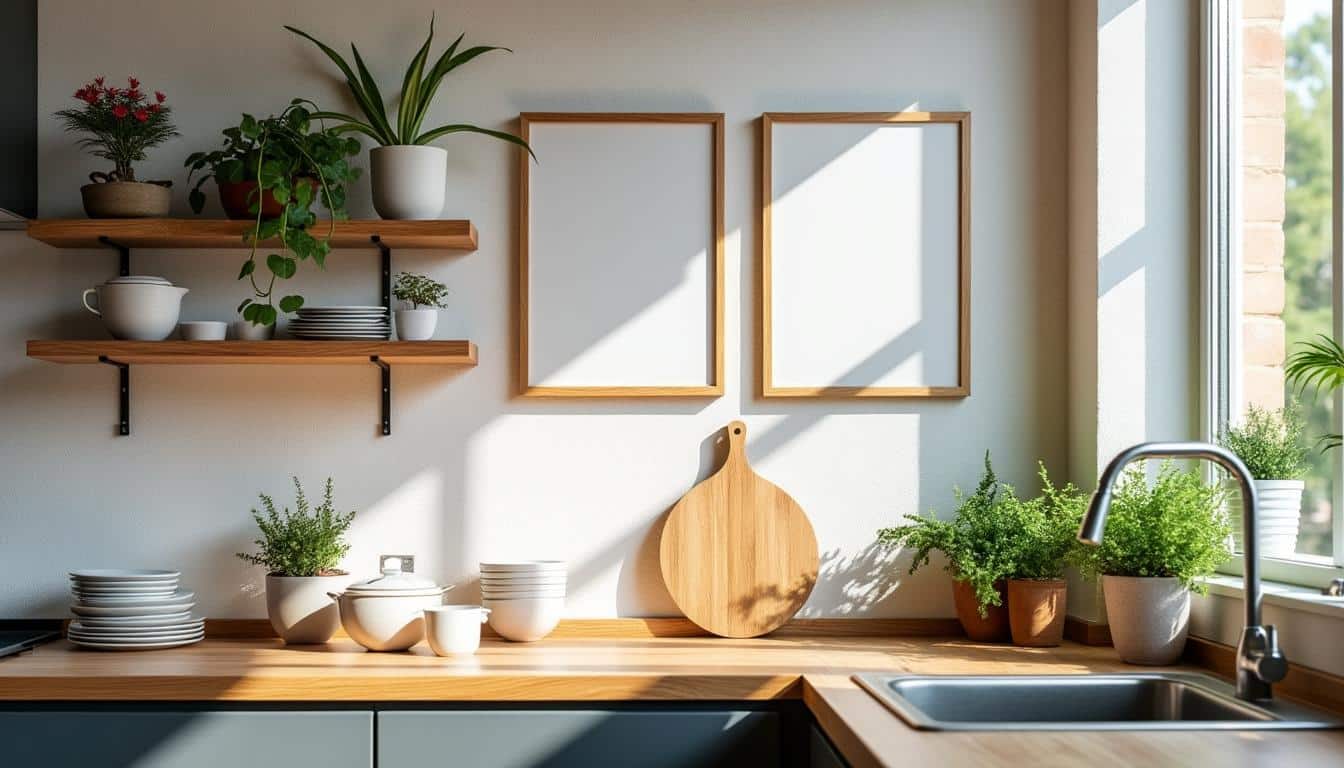 Astuce déco mur pour une cuisine moderne