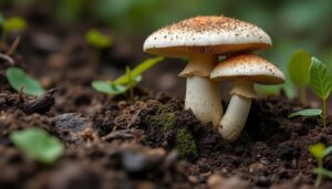 Identifier une souche de champignon aux racines profondes dans votre jardin