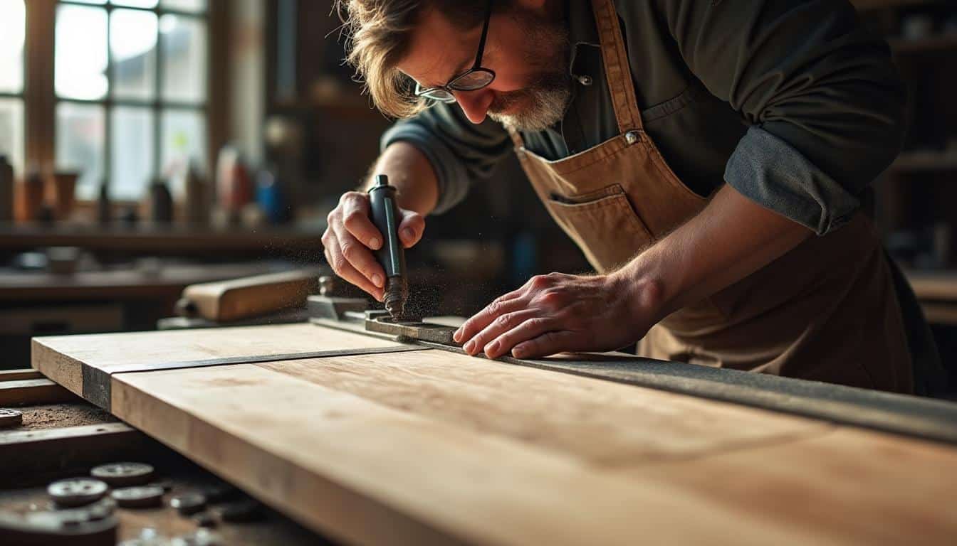 Illustration: Comprendre la scie à format et son fonctionnement essentiel