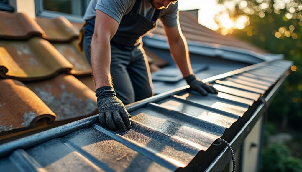 Bac acier de toiture imitation tuile : esthétique et performance