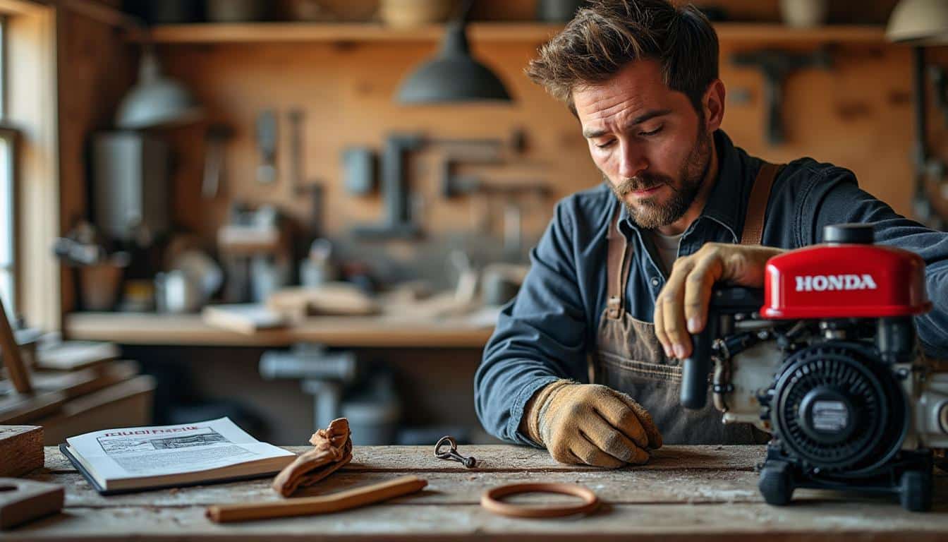 Illustration: Comment bien utiliser et entretenir un banc de scie thermique avec moteur Honda ?