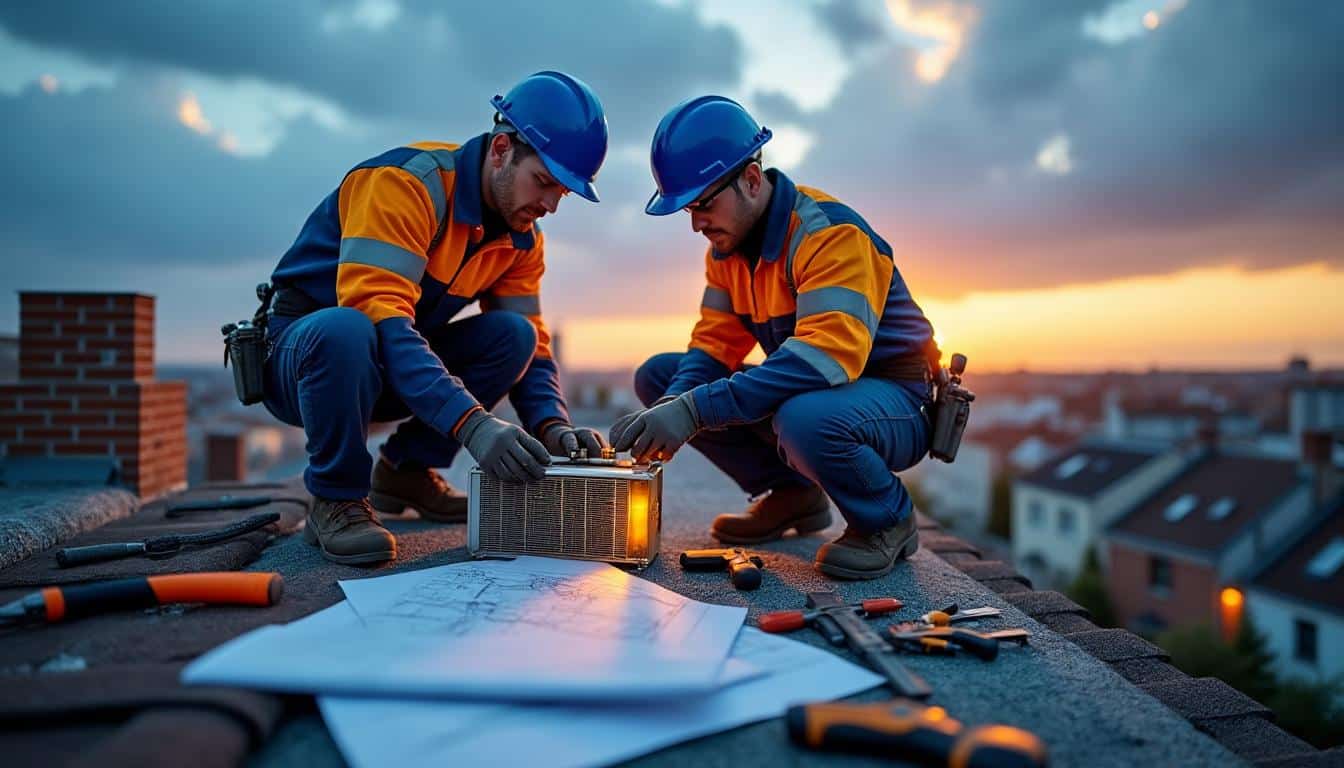 Illustration: Comprendre les bases de la pose de climatisation sur une toiture