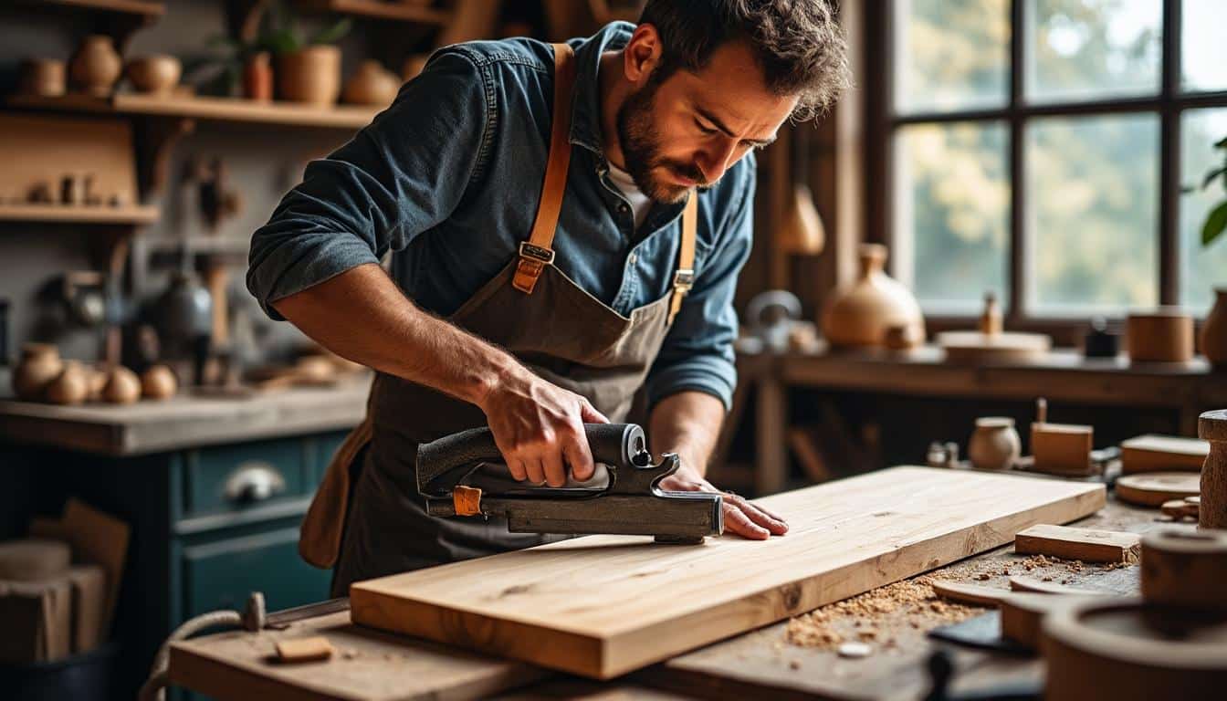 Illustration: Pourquoi choisir une scie à ruban Scheppach pour vos travaux d’atelier ?