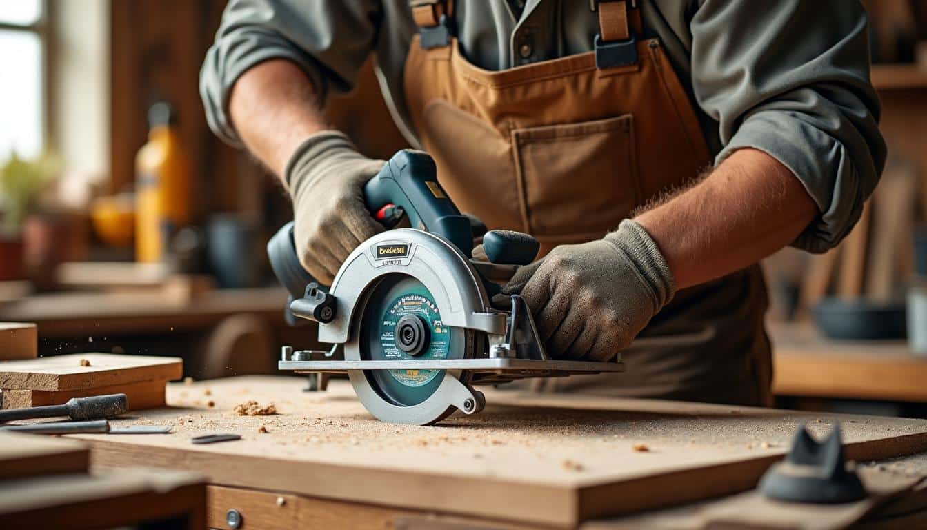 Illustration: Pourquoi opter pour une scie circulaire Parkside de la gamme performance ?