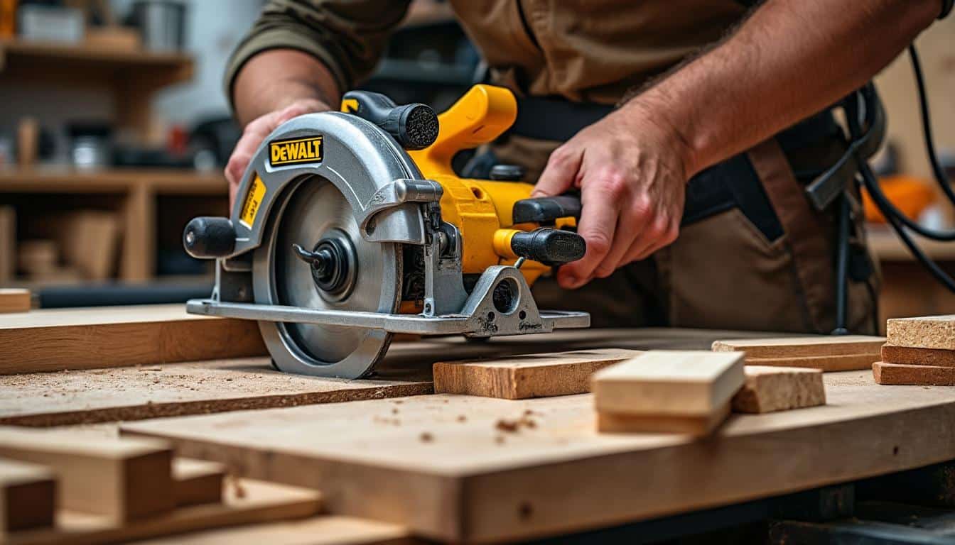 Illustration: Les caractéristiques techniques essentielles des scies circulaires sur table Dewalt