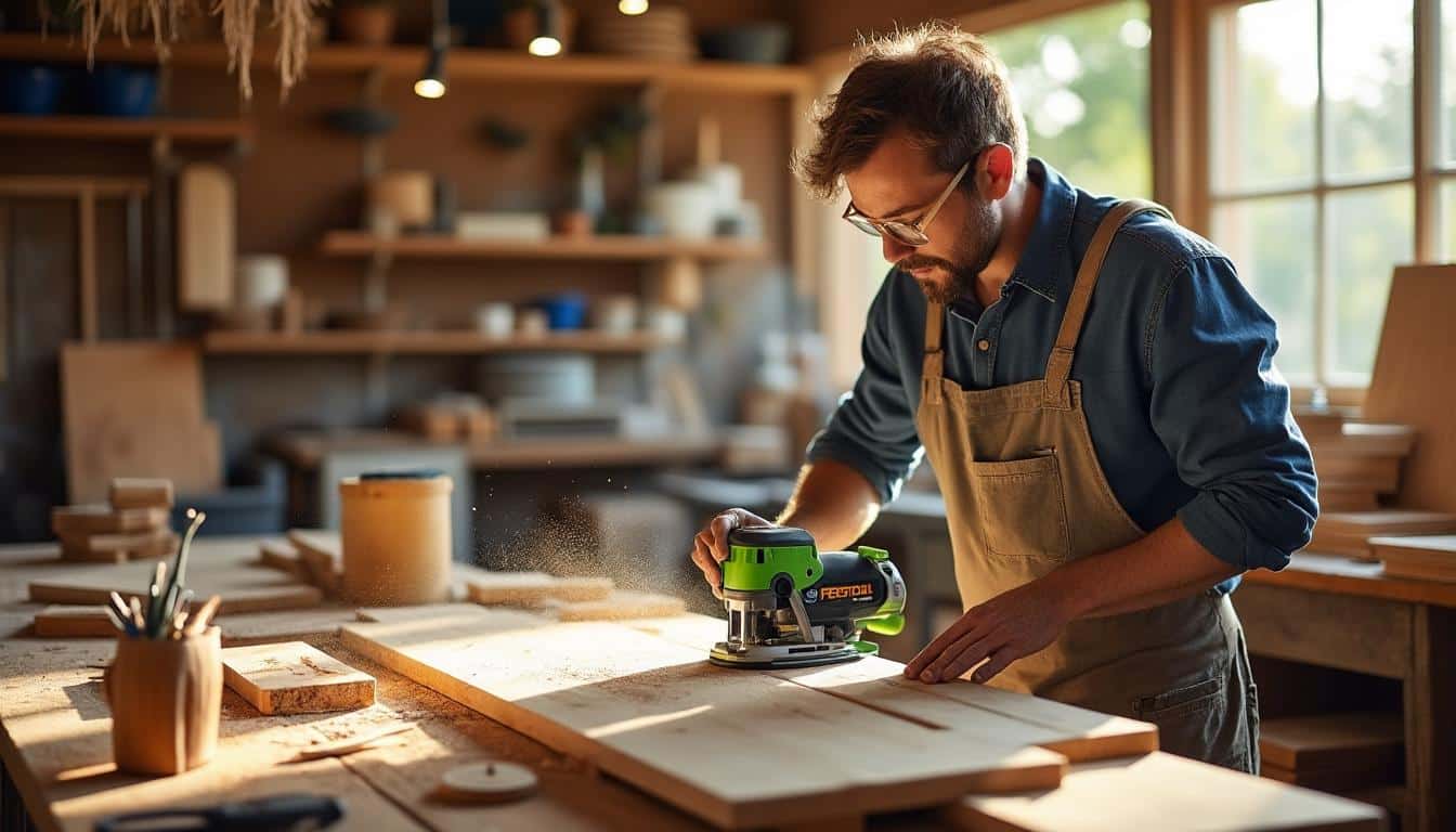 Illustration: Comment la scie plongeante Festool TS 75 transforme vos découpes avec précision et confort