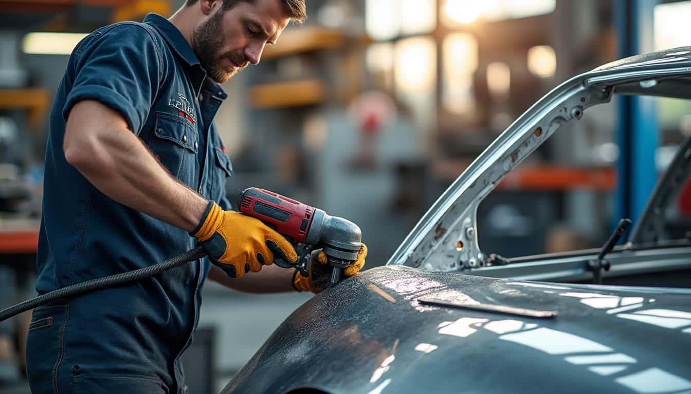 Illustration: Comment fonctionne la scie pneumatique pour la carrosserie et quels sont ses types principaux ?