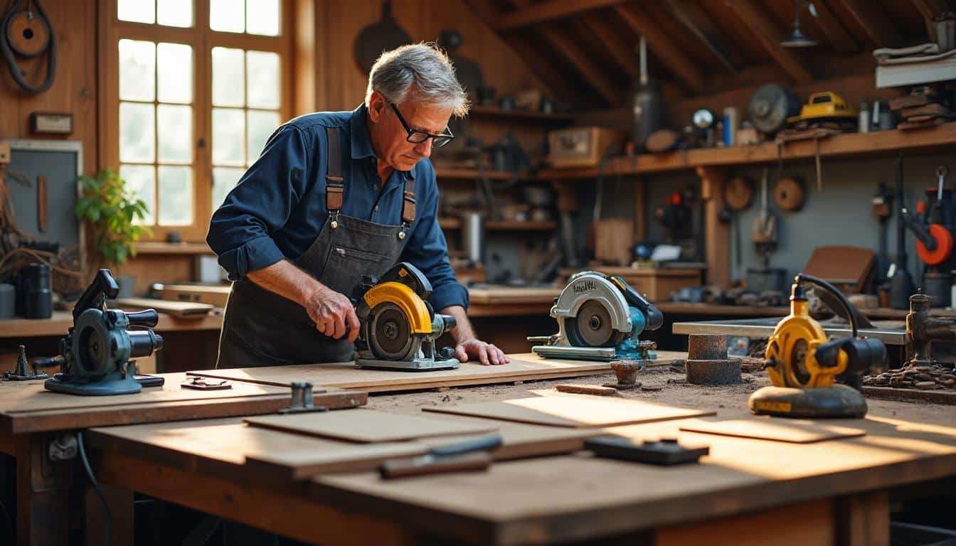 Illustration: Les critères techniques indispensables pour évaluer une scie circulaire lors d’un test