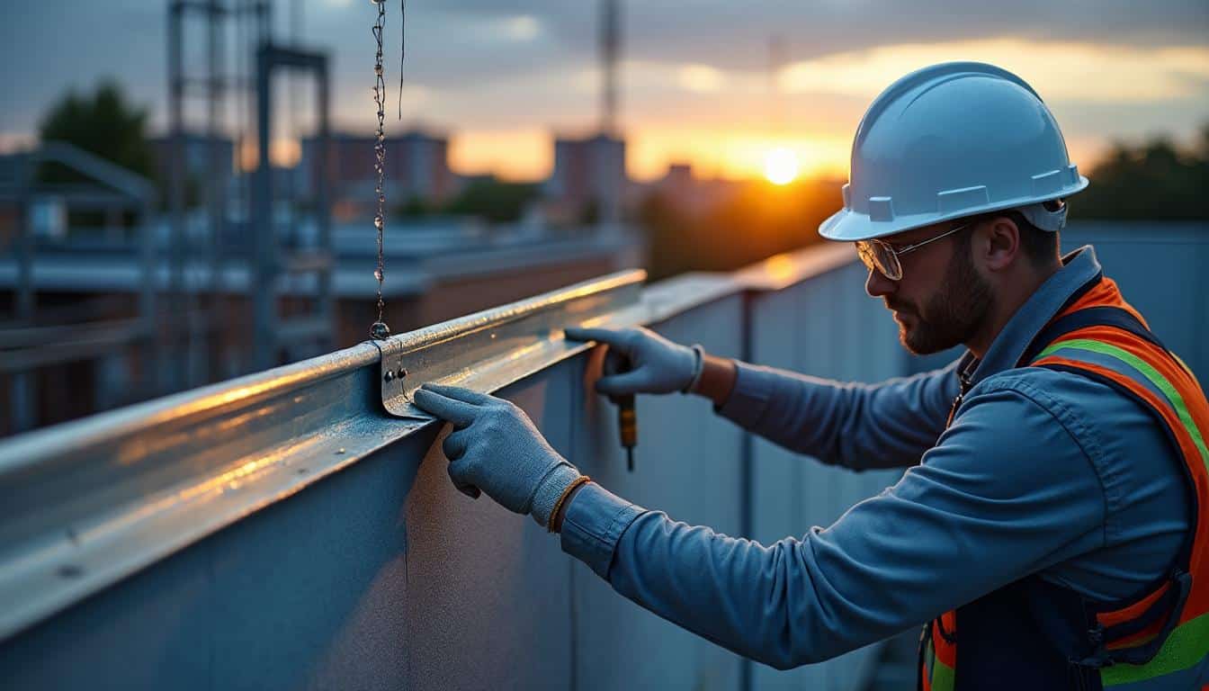 Illustration: Pourquoi les couvertines de toiture sont indispensables à la protection des murets et acrotères