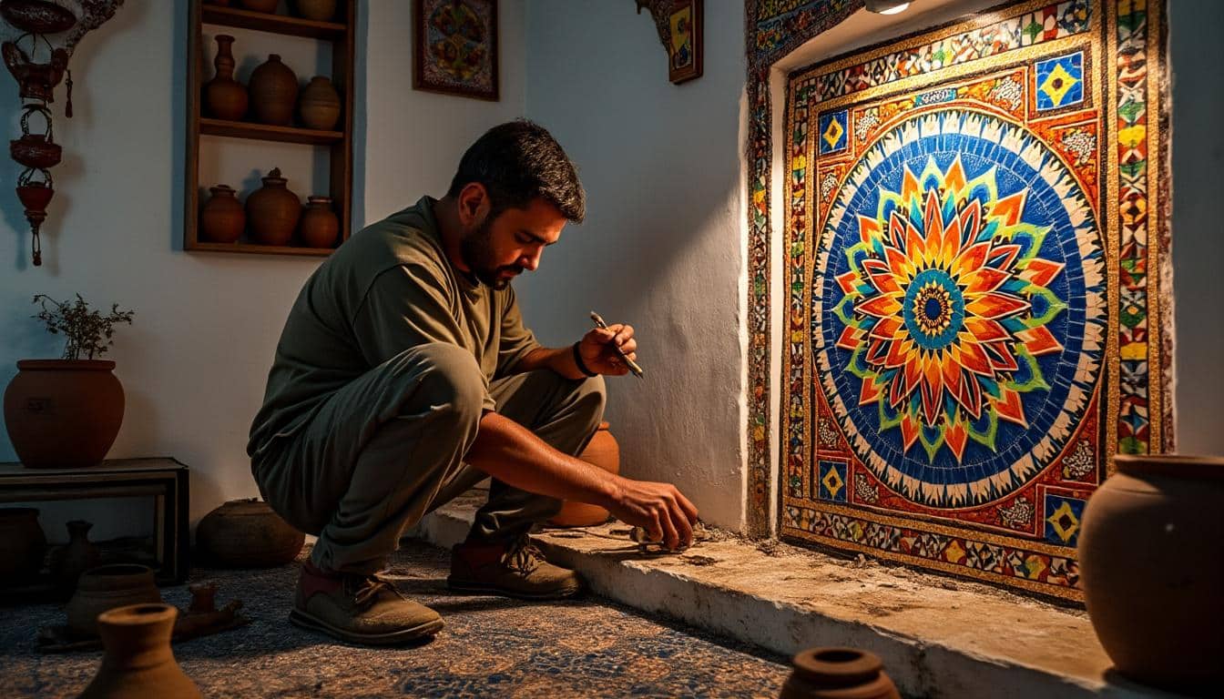 Illustration: L’artisanat et le style authentique marocain dans la décoration murale