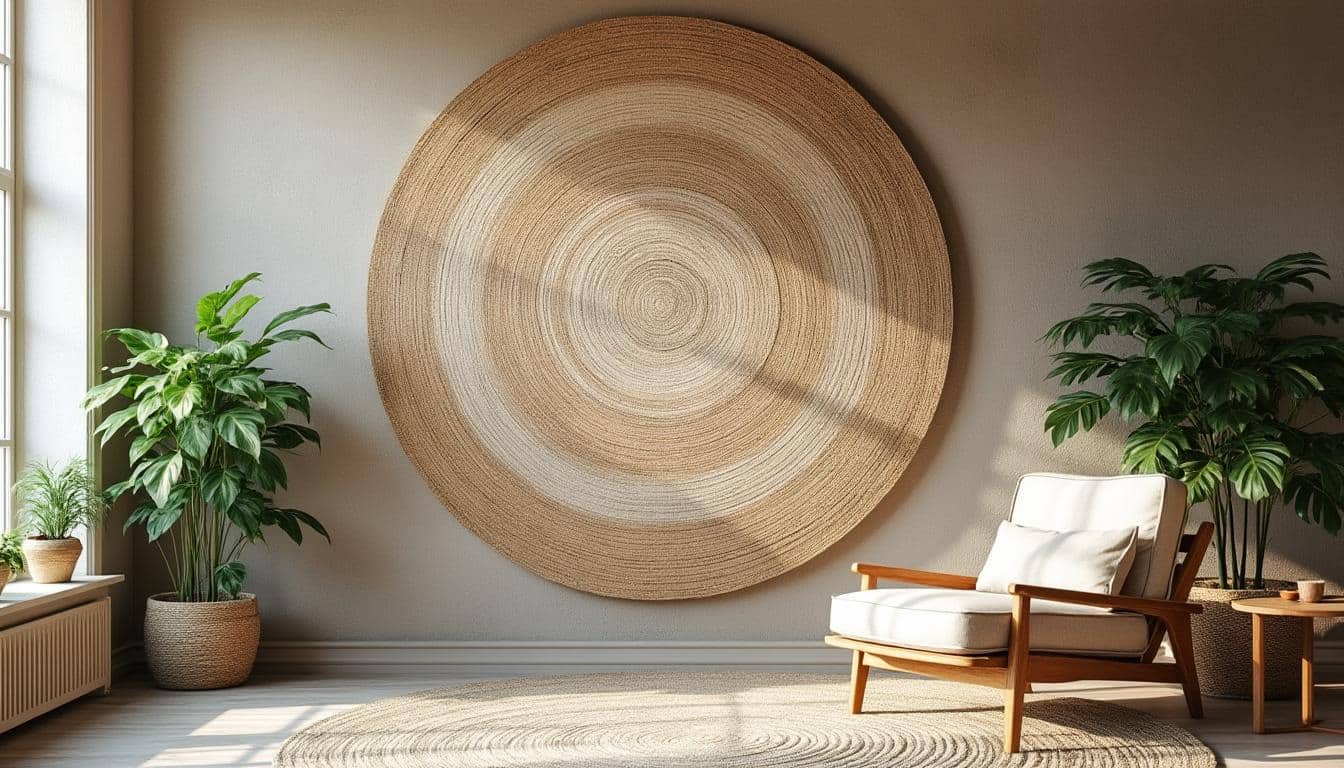 Eventail géant pour décoration murale : charme et élégance uniques
