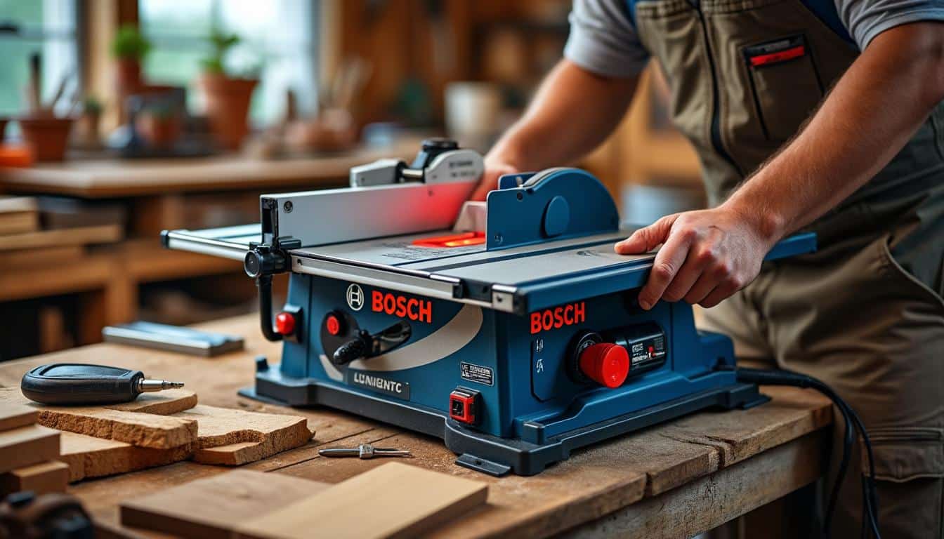 Illustration: Découvrir les caractéristiques techniques du modèle Bosch GTS 10 XC