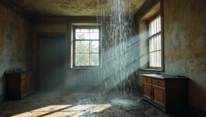 Fuite au plafond : que faire pour limiter les dégâts efficacement