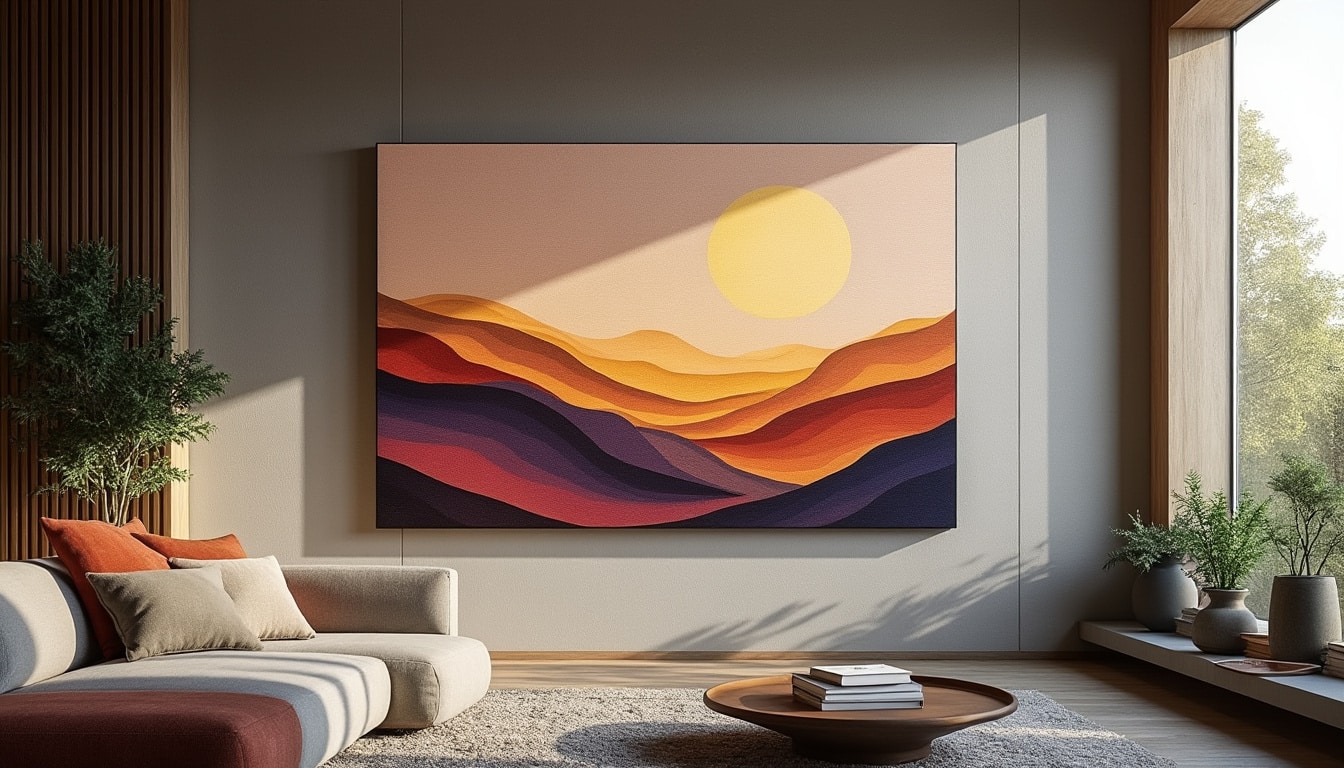 Illustration: Comprendre les spécificités d’une applique murale de grand format