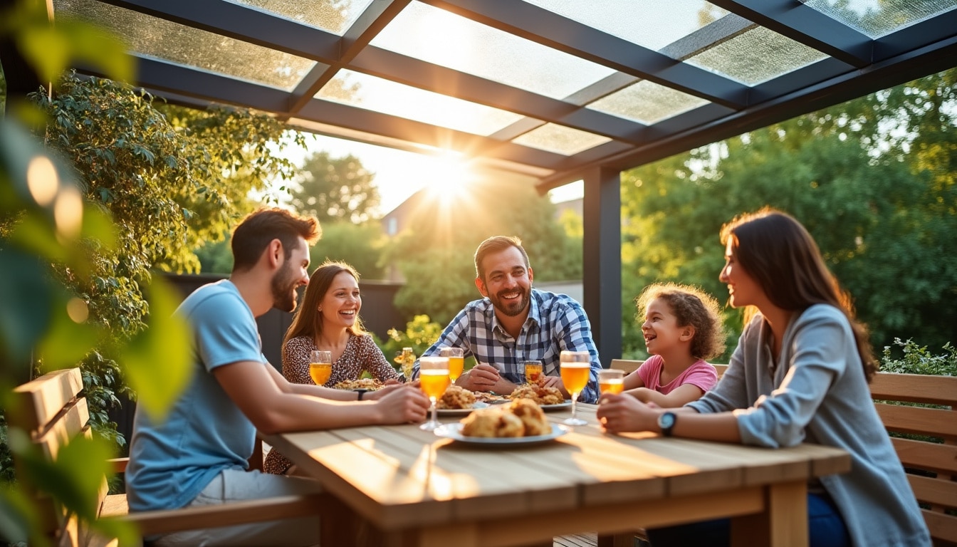 Illustration: Qu’est-ce qu’une couverture transparente pour pergola et pourquoi la choisir ?
