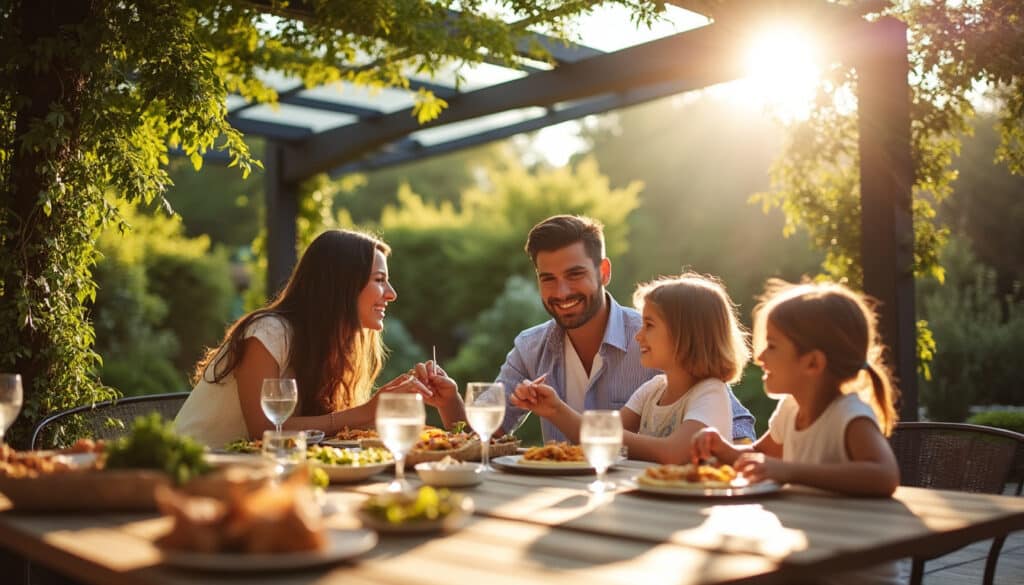 Couverture de pergola transparente : lumière et protection optimales
