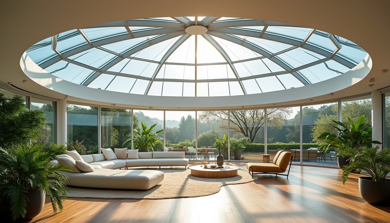 Skydomes : dômes de toiture pour lumière naturelle et ventilation