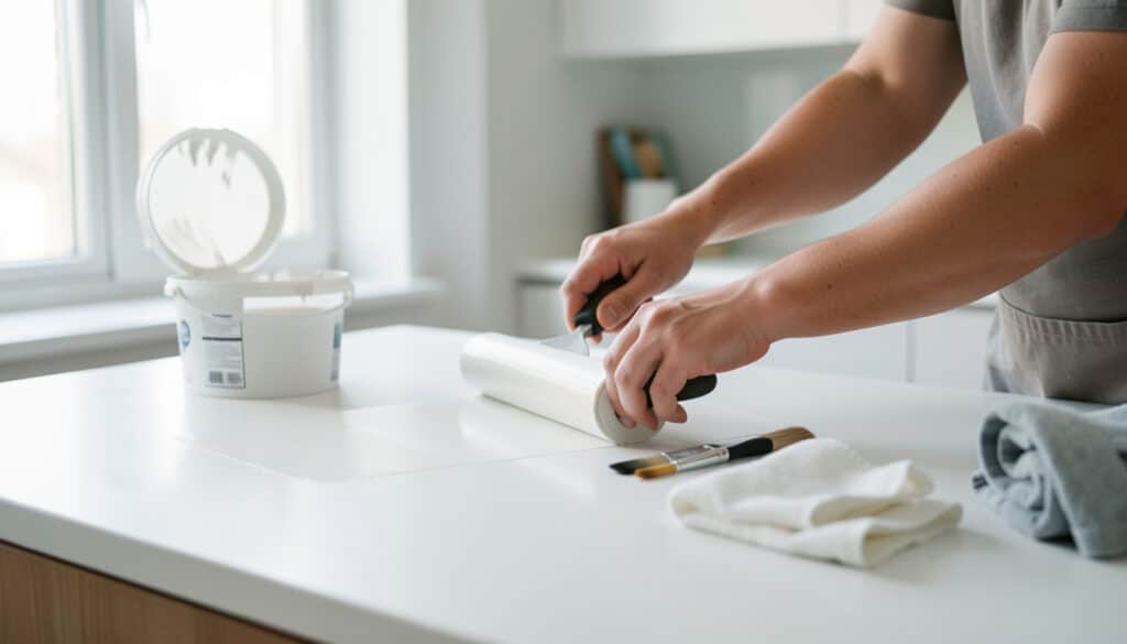Comment peindre un plan de travail qui dure vraiment