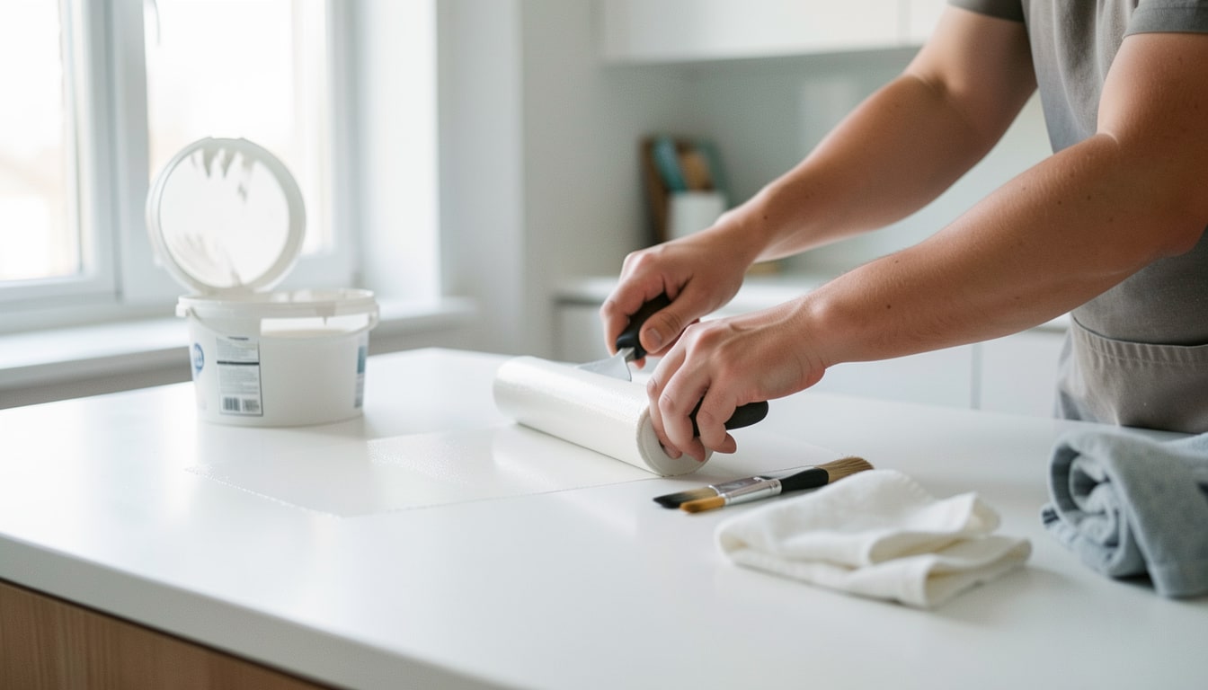 Comment peindre un plan de travail qui dure vraiment