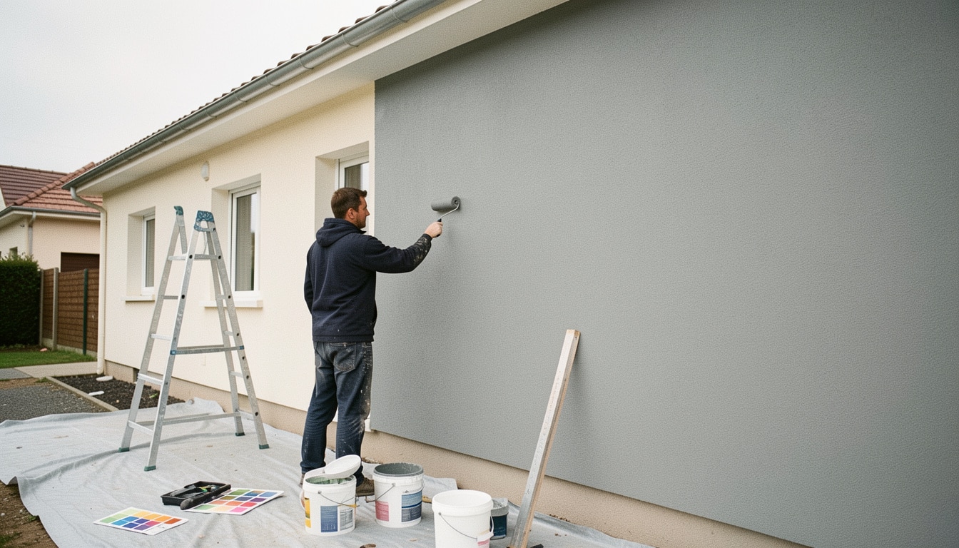 Quelle peinture choisir pour un mur extérieur ?